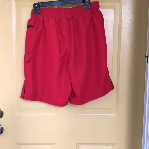 Men's Speedo Swim Suit, Red, Size Medium - Picture 3 of 6